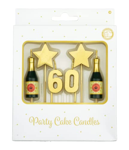 Birthday cake candles - 60 years von PD Party