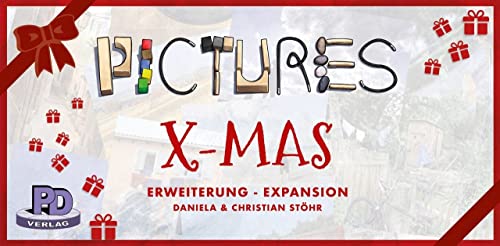 PD-Verlag PDV5002 X-Mas Spiel Erweiterung für Pictures, ab 8 Jahren, Rot und Grün von PD-Verlag