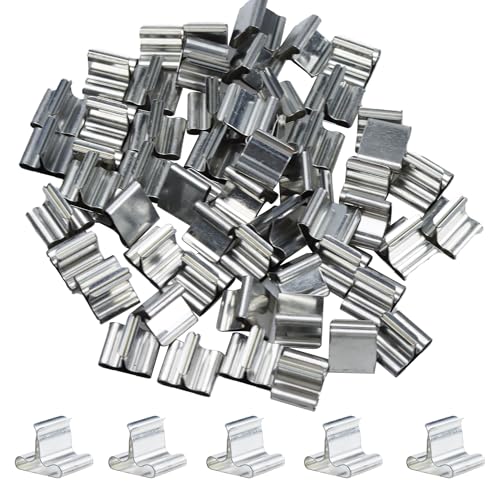 PDETVEO Holzdocht-Clips, quadratischer Metalldocht-Basis-Clip, Halter für Kerzenherstellung, Kerzenherstellung, 100 Stück von PDETVEO