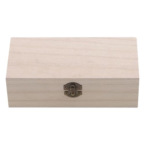 Schmuckaufbewahrung Retro Holz Aufbewahrungsbox Aus Schlichtem Holz Mit Deckel Multifunktionale Klappboxen Geschenkverpackung Schmuckschatulle Box Zuhause Schmuckbox Schmuckkästchen Klein(A) von PDURMBUAB