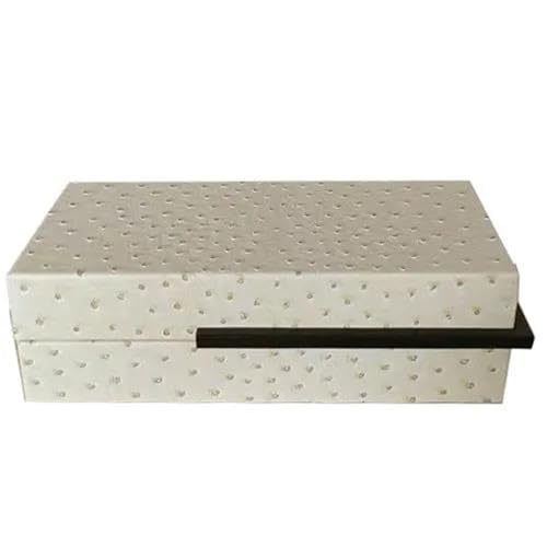 Schmuckaufbewahrung Schmuckschatulle Für Frauen, Kein Gitter, Halskette, Verpackung, Geschenke, Holz-Schmuckschatulle, Großes Geschäft, Europäischer Stil(26*13*8cm) Schmuckbox Schmuckkästchen Klein(Ty von PDURMBUAB