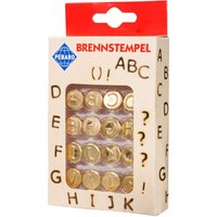 Brennstempel - Alphabet A-L von Gold