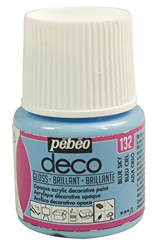 Pebeo Deco Hellen Farbe, Himmelblau, 45 ml von Pebeo