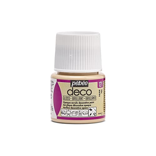 Pebeo Deco Hellen Farbe, Nude, 45 ml von Pebeo