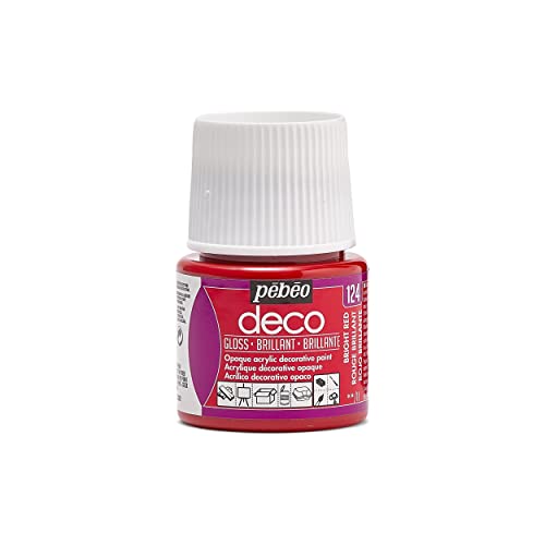 PEBEO 45 ml Deco Br, acryl, hellrot, (Pack of 1), 45 von Pebeo