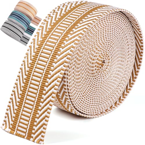 PECMER Jacquard-Gurtband, 5,1 cm, Khaki, 5,1 cm, Polycotton-Gurtband, 5,1 cm, Polstergewebe für Gürteltasche/Schlafsack, Gurte zum Aufhängen PECMER Jacquard-Gurtband, 5,1 cm, Khaki, 5,1 cm, Polycotton-Gurtband, 5,1 cm, Polstergewebe für Gürteltasche/Schlafsack, Gurte zum Aufhängen von PECMER