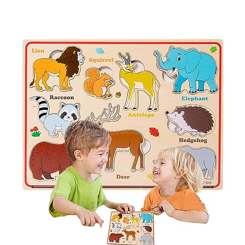 PEKMAR Magnetische Puzzles für Kinder | Kunst-Staffelei aus Holz, pädagogische Lernspiele,Magnettafel Feinmotorik-Aktivitäten für Kleinkinder ab 3 Jahren von PEKMAR