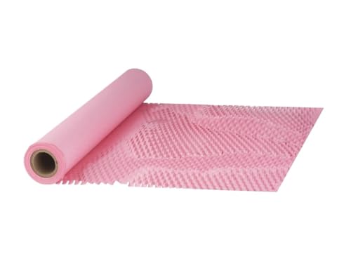 PENGZNL Wabenpapier,Packpapier 30 m rosa Wabenpapierrolle, natürliches Kraftpapier, Geschenkpapier for Kunsthandwerk, Geschenkverpackung usw(Pink 30cmx10m) von PENGZNL