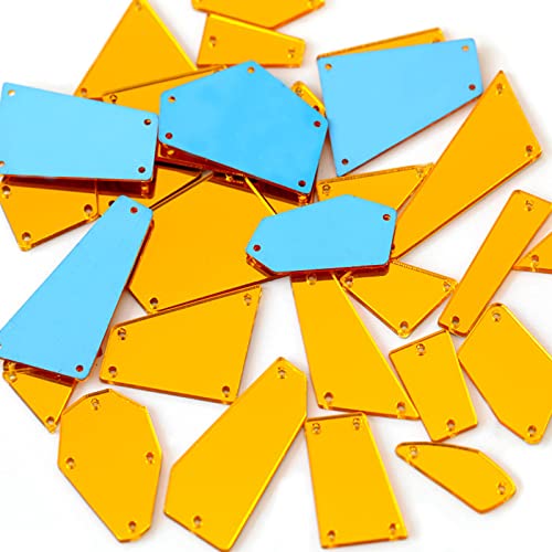 Acryl-Strasssteine, gebogen, flache Rückseite, zum Aufnähen für Kleidung, 20/50 Stück Acryl-Strasssteine, gebogen, flache Rückseite, zum Aufnähen für Kleidung, 20/50 Stück von PEPWE
