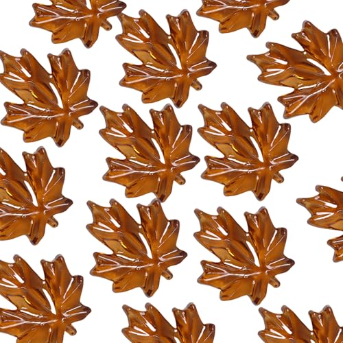 PEPWE 120 Stück Ahornblätter aus Acryl für Thanksgiving Tisch Herbst Dekoration Festliche Heimverzierungen PEPWE 120 Stück Ahornblätter aus Acryl für Thanksgiving Tisch Herbst Dekoration Festliche Heimverzierungen von PEPWE