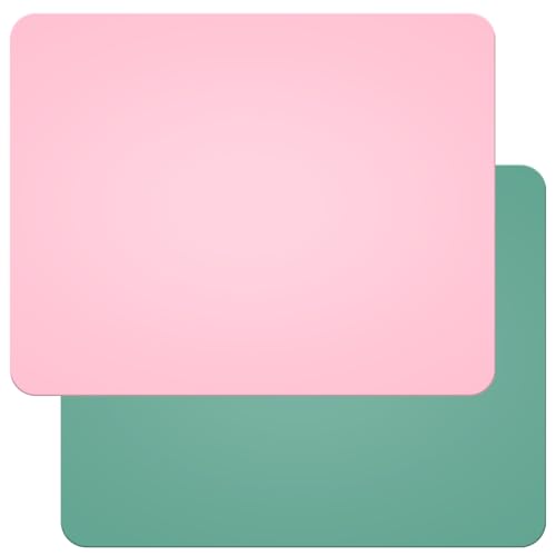 2 Stück Silikonmatte 50x40 cm,Silikonmatte für Epoxidharz, Bastelunterlage,Silikon Bastelmatte,Malunterlage Kinder, Mehrzweck Antihafte Rutschfeste Unterlage,Platzset,Tischmatte,Rosa+Dunkelgrün 2 Stück Silikonmatte 50x40 cm,Silikonmatte für Epoxidharz, Bastelunterlage,Silikon Bastelmatte,Malunterlage Kinder, Mehrzweck Antihafte Rutschfeste Unterlage,Platzset,Tischmatte,Rosa+Dunkelgrün von PERMUST