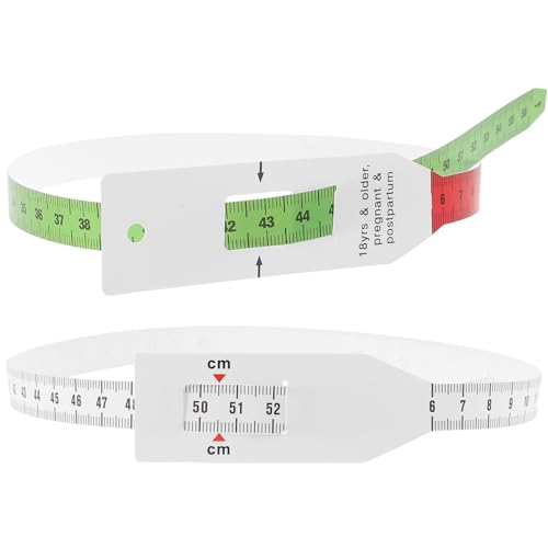 PERSELOSO 3 Sätze 3Er Sets Armumfang Und Kopfumfangsskala Fish Gator Measure Maßband Lineal Puls Bizeps Tragbares Pad – Herz Automatisches Messgerät Bluttest Set Aus 2 Stück * 3 von PERSELOSO