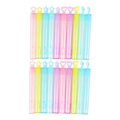 PERSELOSO 30 Stück Mini-Blasenstabbehälter plastikenten hochzeitsideen Toy hochzeitsdeco spielwaren Blasen für Bubble Stick Leere Flasche Blase Leere Flasche Blasenstab Leere Flasche von PERSELOSO