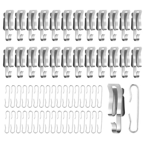 100st Heizkabel Dachklemmen und Abstandshalter, Metall Enteisungskabel Klemmen und Abstandshalter Set De Icing Cable Clips and Spacers Heizungsklemmen von PEUTIER