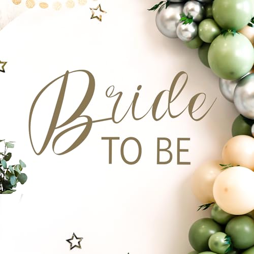 3stk Bride to Be Aufkleber, Kreative Dekorationen für Hochzeitspartys Bezaubernder Aufkleber für Brautpartys Dekoration für Verlobungspartys für Wand Tür Ballonbogen Hintergrund von PEUTIER