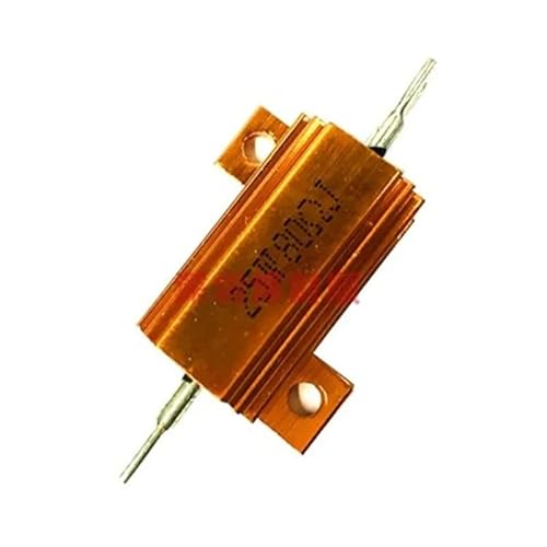 10W 25W 50W RX24 Aluminium Power Metal Shell Case Drahtwiderstand 0,1 0,5 1 1,5 2 6 8 10 20 100 150 200 300 1K 10K Ohm (Size : 1R, Color : 50W) von PFRANK