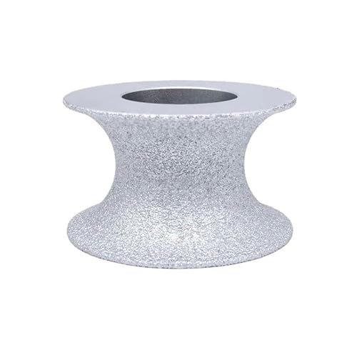 1PC vakuumgelötete Diamant-Profilschleifscheibe, Bohrung 20 mm, 3 Zoll/75 mm, Schleifscheibe, Bullnose-Säule, Kantenschleifen (Color : Full Bullnose 40mm) von PFRANK