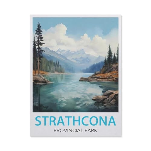 PGCKSK 3D DIY Diamond Painting Set，Strathcona，Runder Diamant-Kreuzstich, handgestickte Familie Wanddekoration Malerei（30 x 40 cm/11.81 x 15.74 Zoll）-AZ39 von PGCKSK