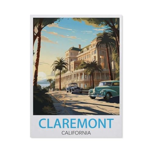 PGCKSK Claremont California，Diamant-Malerei-Sets für Erwachsene – 5D-Diamant-Malerei-Kit, Vollbohrer Diamant-Kunst-Kits für Zuhause Wanddekoration（40 x 50 cm/15.74 x 19.68 Zoll）-BA13 von PGCKSK