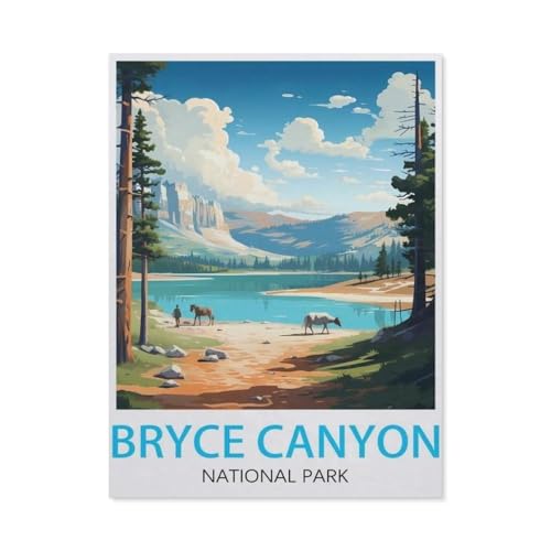 PGCKSK Diamond Painting，Bryce Canyon，DIY 5d Diamant Painting Bilder, Diamant malerei Kits Malen nach Zahlen Wohnzimmer Bilder für die Inneneinrichtung（30 x 40 cm/11.81 x 15.74 Zoll）-AZ69 von PGCKSK