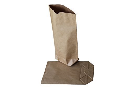 Kreuzbodenbeutel aus Papier braun - 2-LAGIG - 23 x 37,5 cm für 2,5 kg (200 Stück) von PGV