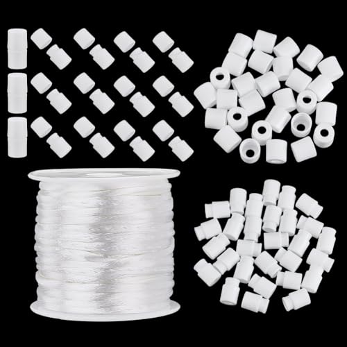 PH PandaHall Abreißverschlüsse Für Halsketten 30 Stück 20x11mm Weißer Sicherheitsverschluss Mit 2mm X 10.9 Yard Schnur Für DIY Halskette Armband Schlüsselband Halsverschluss PH PandaHall Abreißverschlüsse Für Halsketten 30 Stück 20x11mm Weißer Sicherheitsverschluss Mit 2mm X 10.9 Yard Schnur Für DIY Halskette Armband Schlüsselband Halsverschluss von PH PandaHall