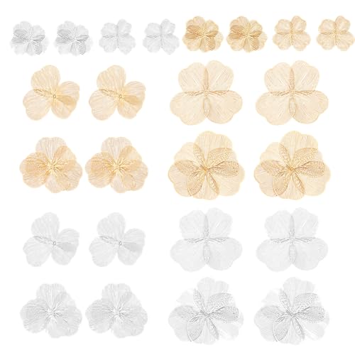 PH PandaHall Filigrane Blumen, 3,8 cm, 4,8 cm, 6,6 cm, Metall, filigrane Charms, Verzierungen, ausgehöhlte Anhänger, Blumen-Endkappen für DIY-Ohrringe, Haarspangen, Basteln, Schmuck, Gold/Silber, 24 PH PandaHall Filigrane Blumen, 3,8 cm, 4,8 cm, 6,6 cm, Metall, filigrane Charms, Verzierungen, ausgehöhlte Anhänger, Blumen-Endkappen für DIY-Ohrringe, Haarspangen, Basteln, Schmuck, Gold/Silber, 24 von PH PandaHall