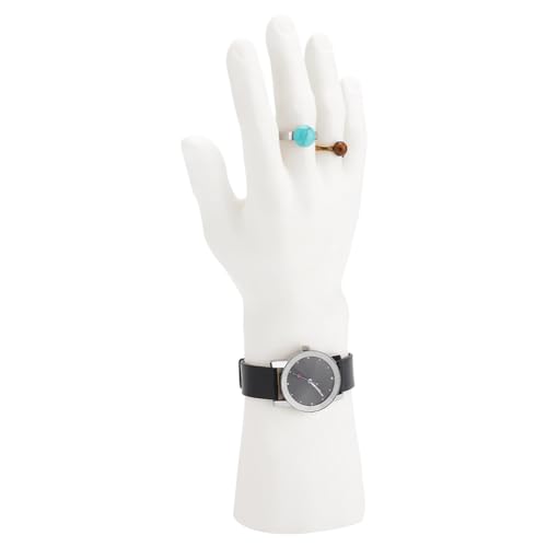 PH PandaHall Handring Display Ständer Mannequin Hand Display 28cm Schmuck Organizer Hand Display-Halter Organizer für Handkette, Fingerring, Handschu, Ring, Halsketten von PH PandaHall