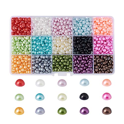 Pandahall Halbperle Cabochons, 6 mm von PH PandaHall