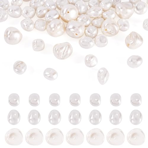 Pandahall Süßwasserperlen, 1,5–6 mm, natürliche Zuchtperlen, barocke, unregelmäßige Perlen, Großpackung, ovale lose Perlen, echte Edelsteinperlen für Ohrringe, Armbänder, Halsketten Pandahall Süßwasserperlen, 1,5–6 mm, natürliche Zuchtperlen, barocke, unregelmäßige Perlen, Großpackung, ovale lose Perlen, echte Edelsteinperlen für Ohrringe, Armbänder, Halsketten von PH PandaHall