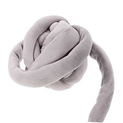 PHENOFICE 1 Rolle Füllgarn Selber Machen Arm Stricken Gewebte Überwurfdecken Gewebter Teppich Stoff Häkelgarn Arm Garn Gestrickte Überwurfdecken Handgestricktes Garn Teppiche Polyester Grey von PHENOFICE