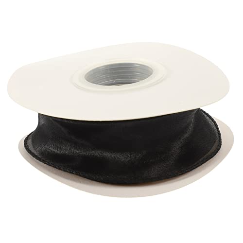 PHENOFICE 1 Rolle Meerjungfrau- seidenband ribbon steckblumen Haarschleifen bogen Geschenkband für den täglichen Gebrauch Multifunktions-Bastelband Polyester Black von PHENOFICE