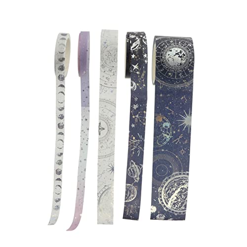 PHENOFICE 1 Rollen Handbuch Und Klebeband Aufkleber Aus Washi-papier Dekoratives Washi-tape Farbband Klebeband Farbig Dekorative Klebebänder Japanisches Japanisches Papier Violett von PHENOFICE