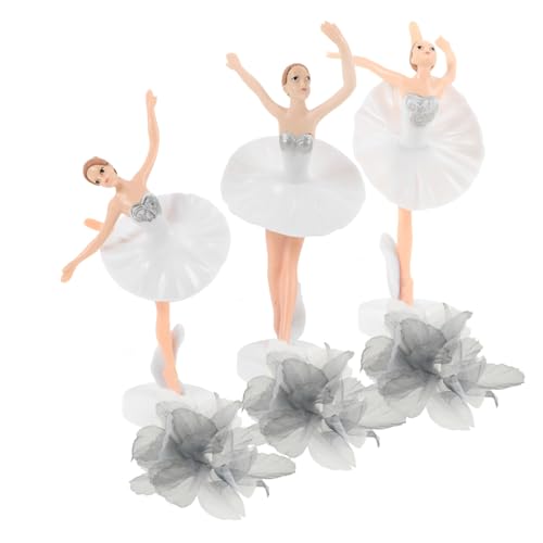 PHENOFICE Ballett Mädchen Geburtstag Kuchen Dekoration Set 6 Stück Kreative Kuchen Dekore Elegante Verzierungen von PHENOFICE