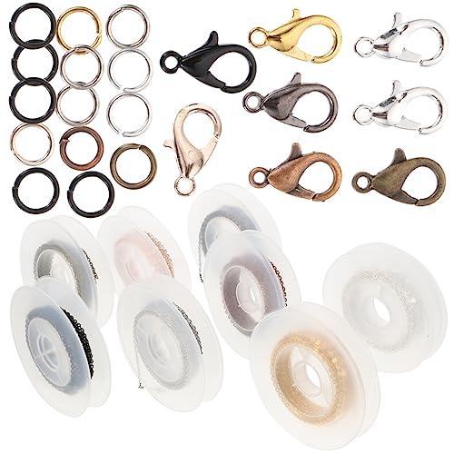 PHENOFICE 1 Satz DIY zubehör Karabinerverschlüsse für die Schmuckherstellung Halskettenketten für die Schmuckherstellung jewelry making supplies schmuckherstellung zubehör Schmuckketten-Kit von PHENOFICE