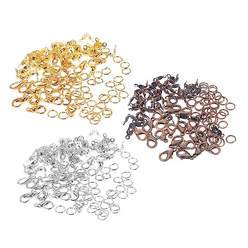 PHENOFICE 1 Satz Diy Zubehör Halskettenverschluss Perlen-kit Armbandverschluss Schmuckmaterialien Halskettenschnallen Selber Machen Schmuckherstellung Von Ringen Schmuck Biegeringe Legierung von PHENOFICE