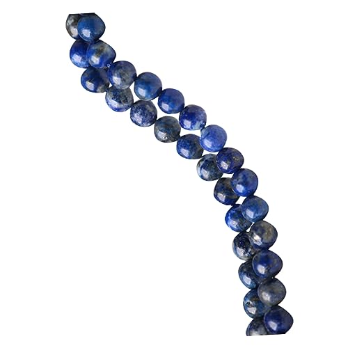 PHENOFICE 1 Satz Lapislazuli Lose Perlen Halbedelperlen Natürliche Perlen Runde Abstandsperlen Charm-armbänder Diy-perlen Blaue Lapisperlen Blaue Perlen Strassringe Für Damen Perlensets Blue von PHENOFICE