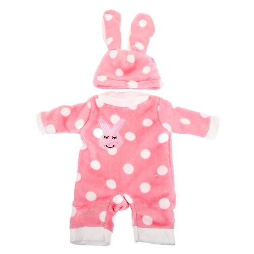 PHENOFICE 1 Satz Puppenkleidung Babypuppen Für 2-jährige Mädchen Nachthemden Für Kinder Mädchen Babykleidung Für Mädchen Kleidung Für Kinder Kinderkleidung Puppen Babyanzug Stoff Rosa von PHENOFICE