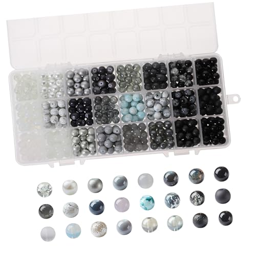 PHENOFICE 1 Schachtel Runde Perlen Bastelset Vitroleros Para Mini Abstandsperlen Mini-zubehör Sommerschmuck Diy-schmuckmaterialien Armbänder Perlen Halskette Perlen Mini-perlen Diy-kits Glas von PHENOFICE