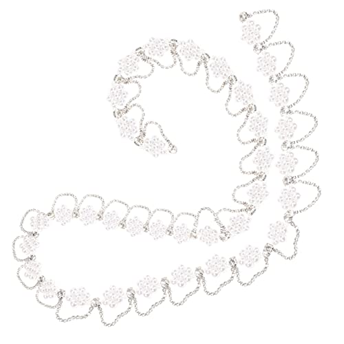 PHENOFICE 1 Schnur DIY Kleidung Basteln Nähen Strasskette Kleidungsbesatzkette Strass Dekorative Kette Kleidung DIY Kette Perlen Strassbesatzkette DIY Material Kleidungsbesatz von PHENOFICE