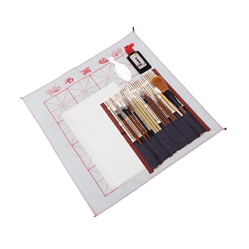 PHENOFICE 1 Set Chinesischer Malpinsel Set Malerei Schreibpinsel Kalligraphie Stift Malerei Filzmatte Traditionelles Schreiben Kalligraphie Kunst Schreibwaren Chinesischer von PHENOFICE