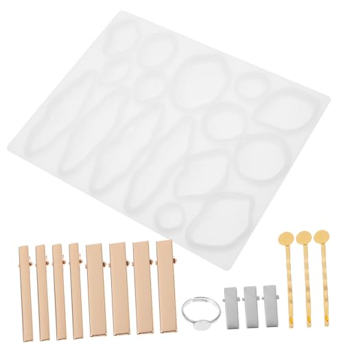 PHENOFICE 1 Set DIY Kristallkleber Haarnadelform Haarnadel Haarspangen Epoxidharz Einfache Geformte Formen Haarnadel Handwerker Maker Haarnadelgussformen Haarnadelform Silikonformen Für von PHENOFICE