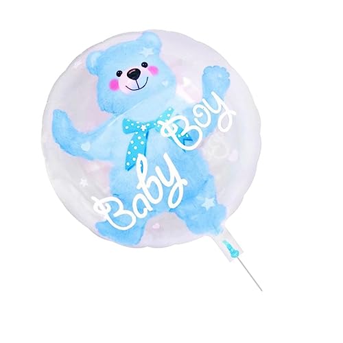 PHENOFICE 1 Stk transparente Kugel kinder party kinderparty Chic balloons Geburtstagsballons Junge Ballon für die Party weihnachtsdeko transparenter Ballon Partyzubehör Aluminiumfolie Blue von PHENOFICE