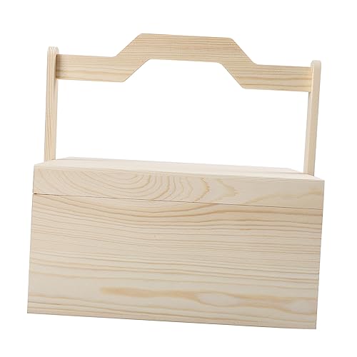 PHENOFICE 1 Teilige Box Aus Holz Für Handtaschen Mit Deckel Haushalts Kinder Kleinigkeiten Kosmetik von PHENOFICE