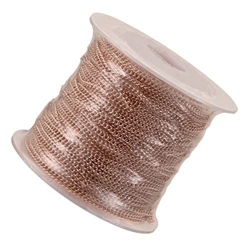 PHENOFICE 10 Meter DIY Schmuckherstellung Kette Rosegold Vakuumüberzogen Ideal Für Halsketten Und Armbänder Metallkette Für DIY Projekte von PHENOFICE