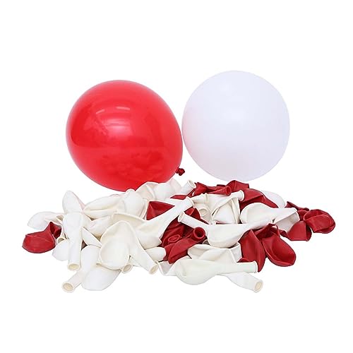 PHENOFICE 100 Stück 10 Zoll Verdickte Runde Latexballons Und Perfekte Valentinstag Feiertagsdekoration Für Partys Geburtstagsfeiern Und Festlichkeiten Luftballons von PHENOFICE