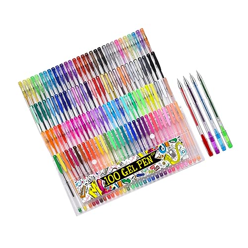 PHENOFICE 100St Aquarellstift Cartoon-Kugelschreiber Party-Tintenstift Party lustige Stifte schreibkladde kalligraphie-stifte paint pen zarte Lackmarker Multifunktionsmalstifte Aquarelltinte von PHENOFICE