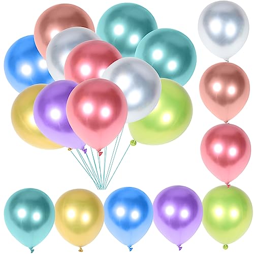 PHENOFICE 100st Ballon Bunte Ornamente Partydekorationen Layout-requisiten Für Geburtstagsfeiern Partyzubehör Geburtstagsversorgung Emulsion von PHENOFICE