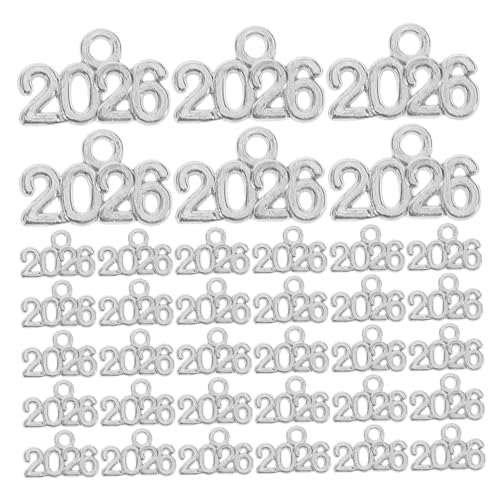 PHENOFICE 100st Schlüsselanhänger Aus Legierung Anhänger Charme Schlüsselanhänger Bezaubert Masse Schmuck Machen Charme Charm-anhänger Aus Legierung Schmuck Charme Zinklegierung Silver von PHENOFICE