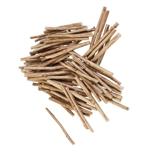 PHENOFICE 100st Teebaumstöcke Selbstgemachte Stöcke Dekorative Birkenstangen Buchsbaumstöcke Log-sticks Diy Holzstäbchen Hölzern von PHENOFICE